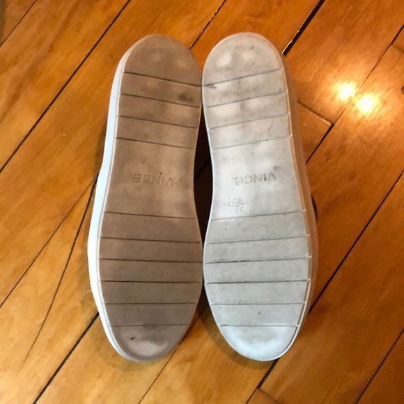 ~SALE~ Vince leather slip ons. Worn once! 11/11.5 - Picture 3 of 4